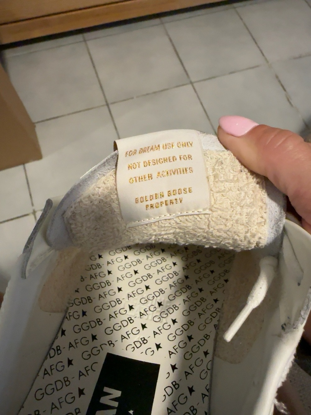Golden Goose White Sneakers - Picture 6 of 8